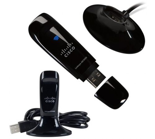 Бездротовий адаптер Linksys (Cisco) AE1000-EE Бездротовий адаптер Linksys (Cisco) AE1000-EE
