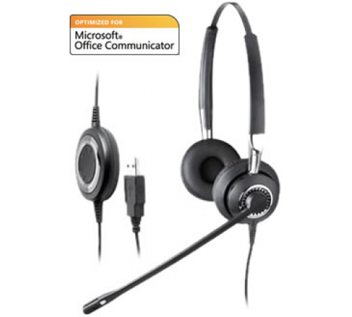 Гарнітура Jabra GN BIZ GN2400 Duo Wideband Stereo (Microsoft OC) (2499-823-104)