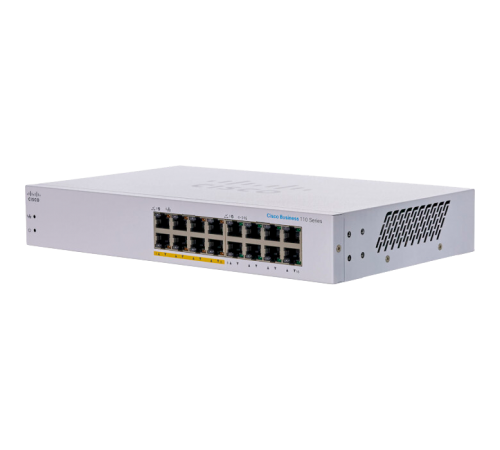 Комутатор Cisco CBS110-16PP-EU