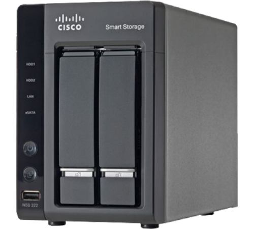 Cisco NSS 322 з 4 Тбайт (NSS322D04-K9)