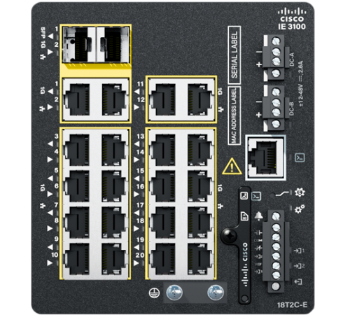Комутатор Cisco IE-3100-18T2C-E Комутатор Cisco IE-3100-18T2C-E