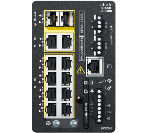 Комутатор Cisco IE-3100-8P2C-E Комутатор Cisco IE-3100-8P2C-E