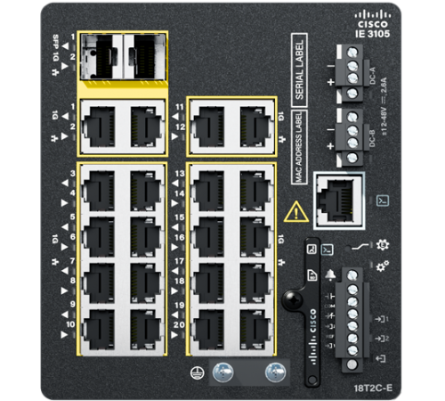 Комутатор Cisco IE-3105-18T2C-E Комутатор Cisco IE-3105-18T2C-E