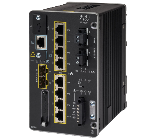 Комутатор Cisco IE-3300-8P2S-E Комутатор Cisco IE-3300-8P2S-E