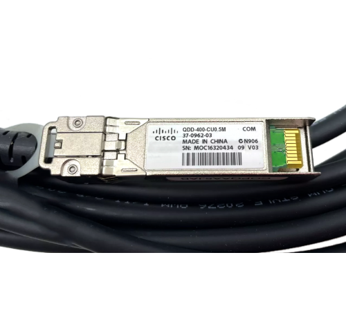 Кабель Cisco QDD-400-CU0.5M= Кабель Cisco QDD-400-CU0.5M=