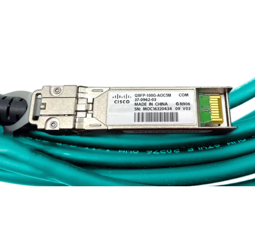 Кабель Cisco QSFP-100G-AOC5M= Кабель Cisco QSFP-100G-AOC5M=