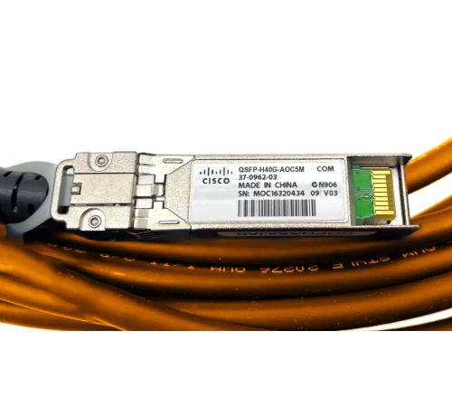 Кабель Cisco QSFP-H40G-AOC5M= Кабель Cisco QSFP-H40G-AOC5M=
