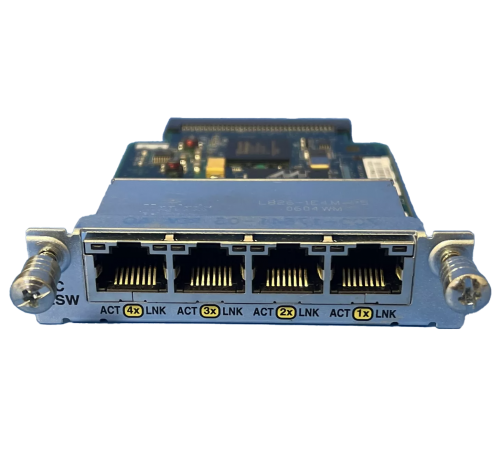 Інтерфейсний модуль Cisco WIC-4ESW= Інтерфейсний модуль Cisco WIC-4ESW=