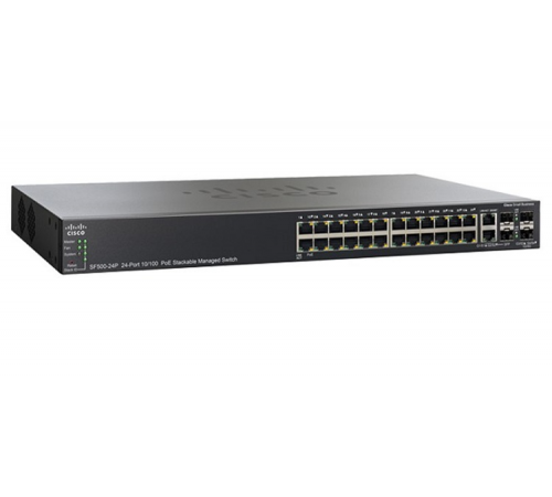 Комутатор Cisco SB SF500-24MP (SF500-24MP-K9-EU)