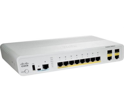 Комутатор Cisco WS-C2960C-8PC-L