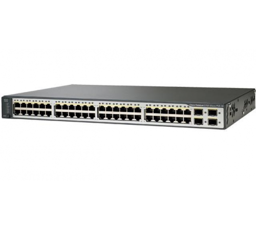 Комутатор Cisco WS-C3750V2-48PS-E