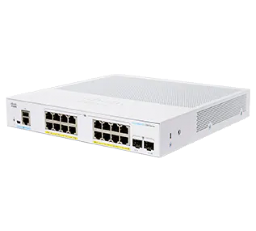 Комутатор Cisco CBS350-16FP-2G-EU